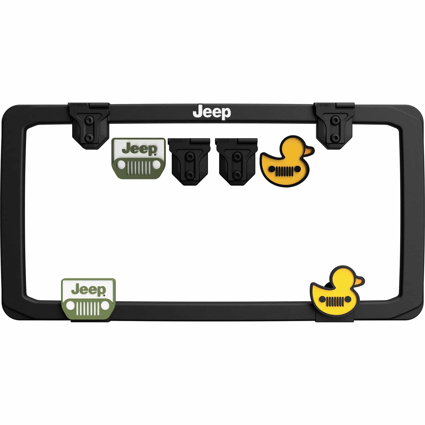 Jeep License Plate Frame, Matte Black