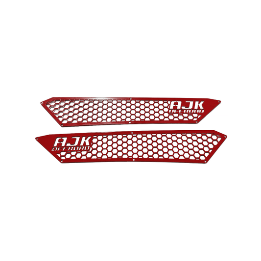 Polaris RZR XP Vent Cover 2024 model year AJK Offroad Indy Red