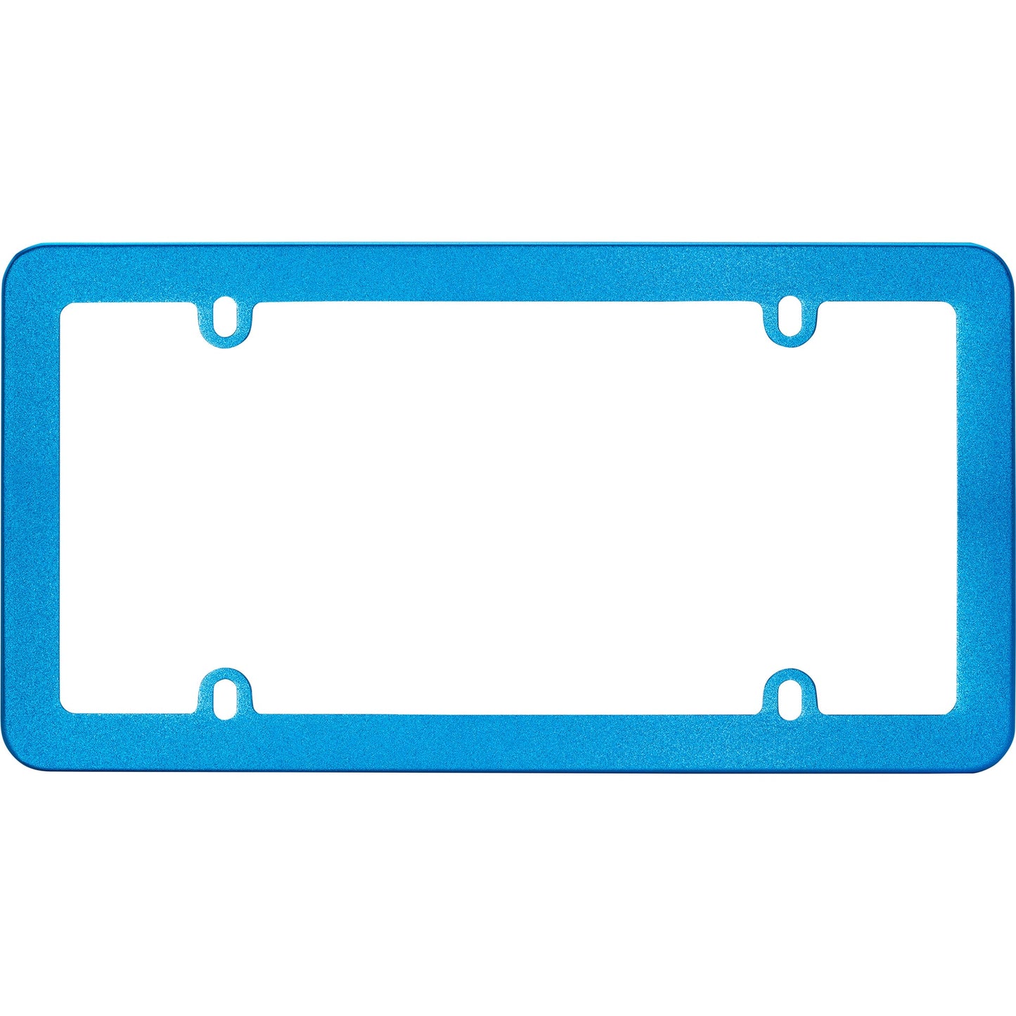 Anodized License Plate Frame, Blue