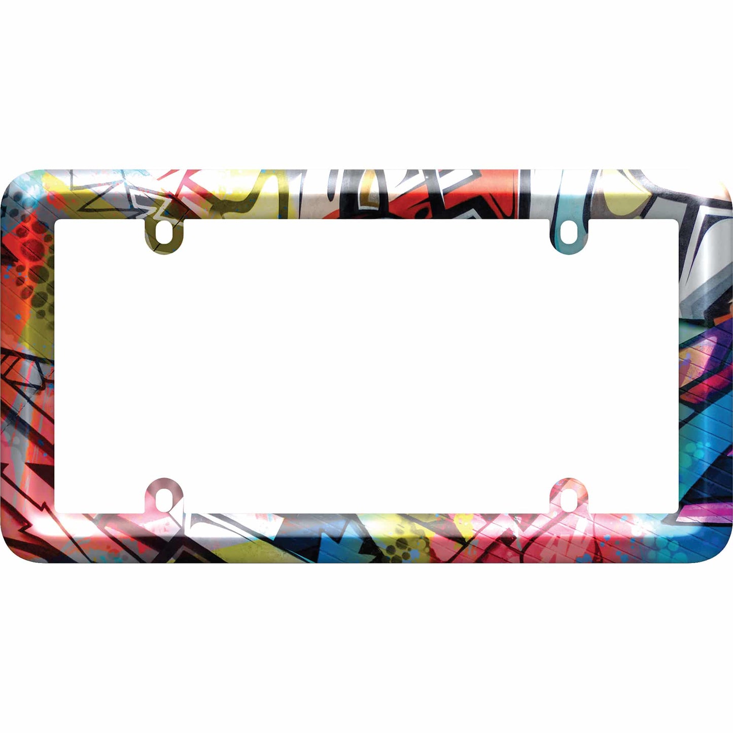 Graffiti License Plate Frame