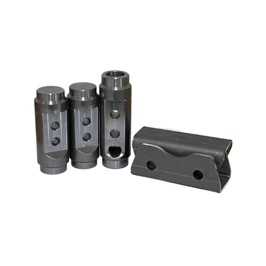 Polaris Turbo R Cage Bungs with Plate AJK Offroad 4 seater 1.75" x .120 wall