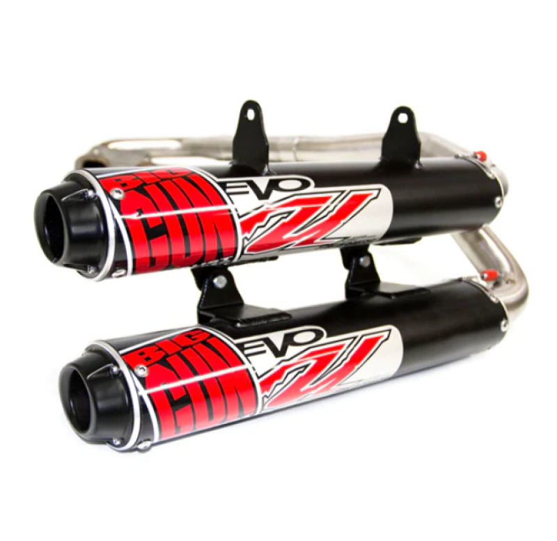 Big Gun Exhaust 11-14 Polaris RZR XP 900/RZR XP 4 900 EVO U Series Dual Full Syst Exhaust