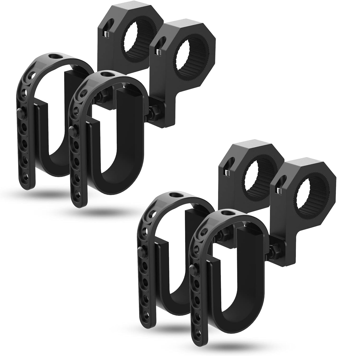 UTV Shotgun Holder Fit 1.75�2�Roll Bars Ski Rack Bow Rack (2 pieces) - Kemimoto