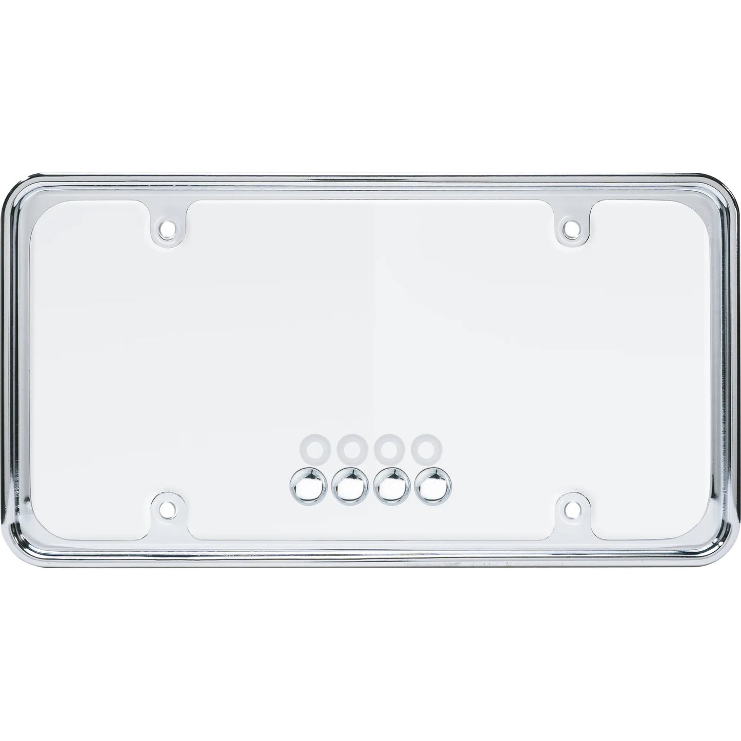 Perimeter Shield and Frame Combo, Chrome/Clear