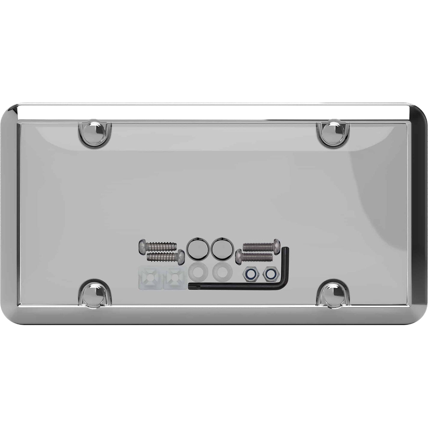 Ultimate Tuf Metal Combo Frame with Shield, Chrome/Smoke