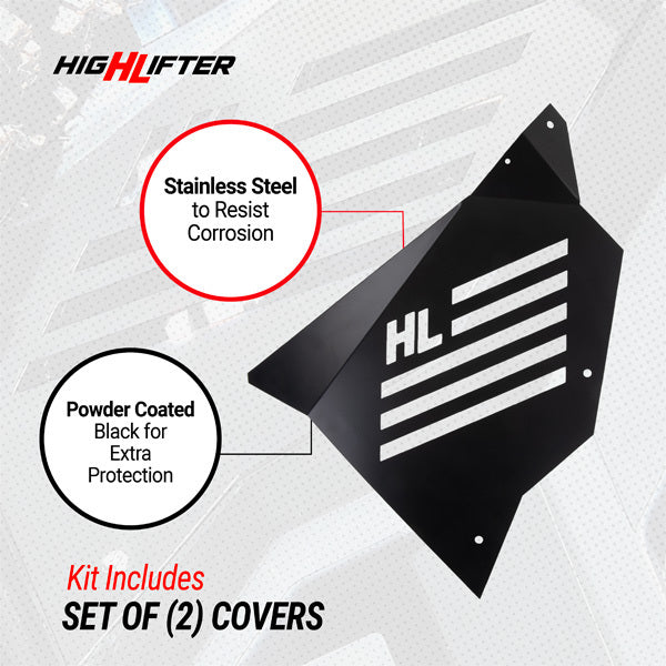 High Lifter Rear Inner Wheel Well Covers - Rear Inner Rear Well Cover Polaris