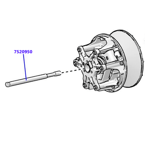 Rpm Polaris Pro R, Pro Xp, Turbo R P90 Titanium Primary Clutch Bolt # 7520950 M14X1.5X180