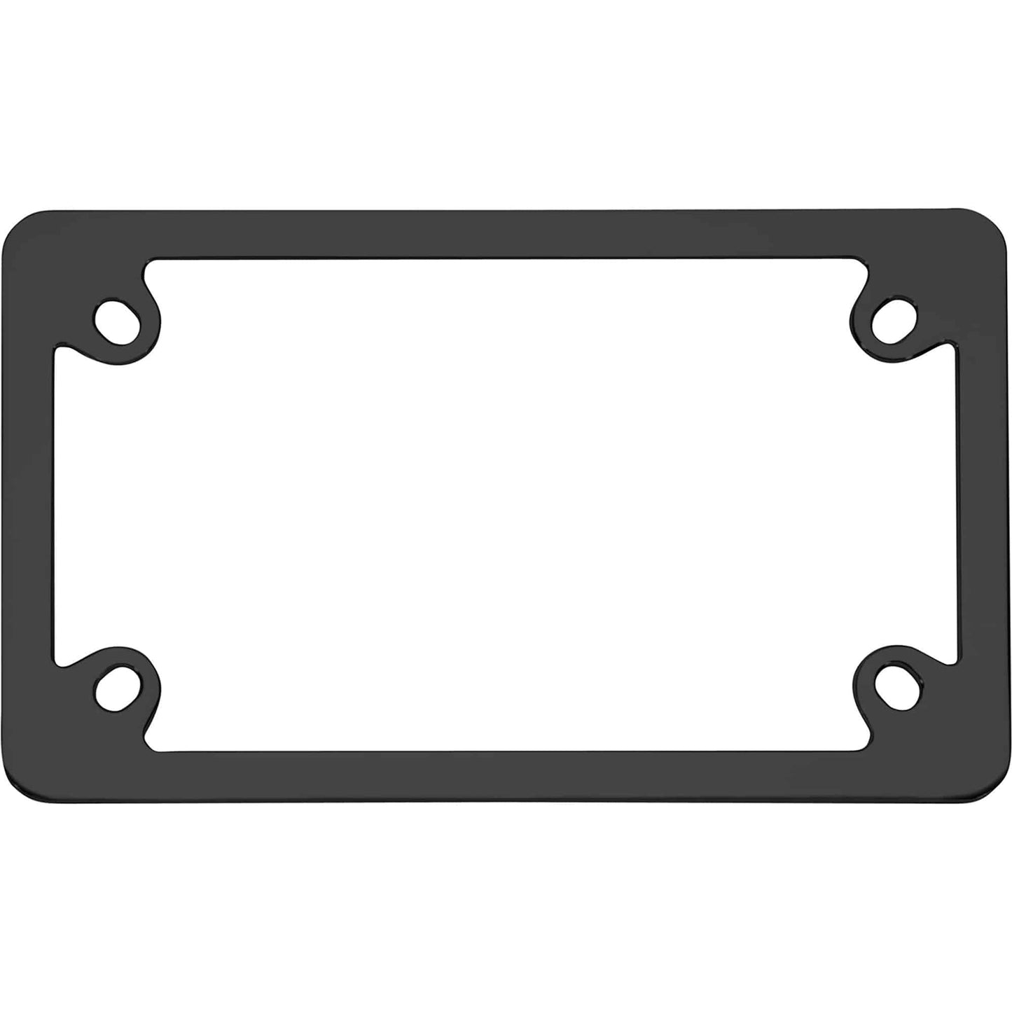 Neo Motorcycle License Plate Frame, Matte Black