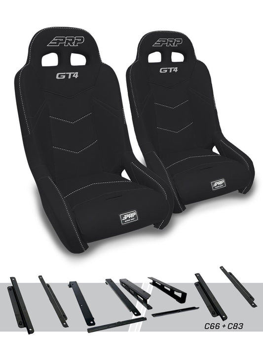 GT4 Suspension Seats Kit for Honda Talon (Pair)