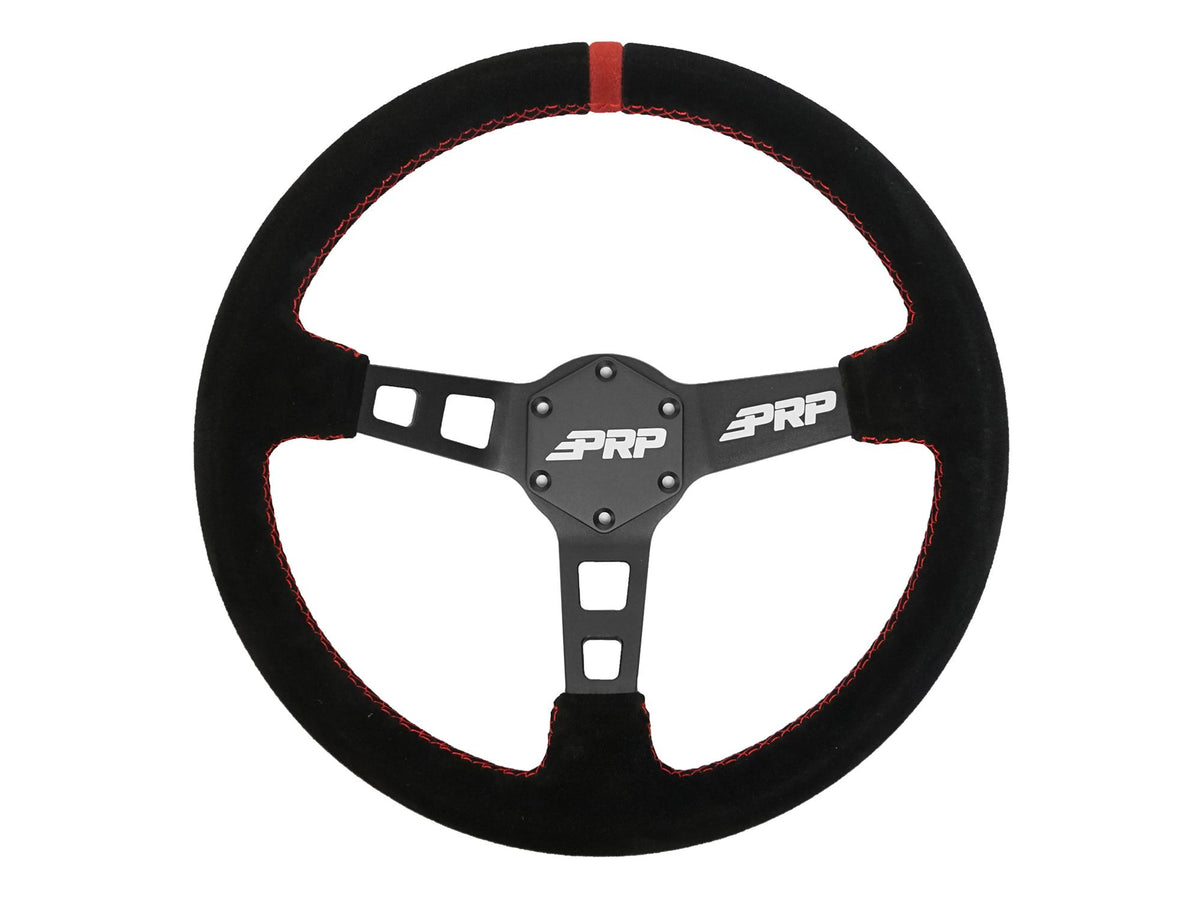 Deep Dish Suede Steering Wheel