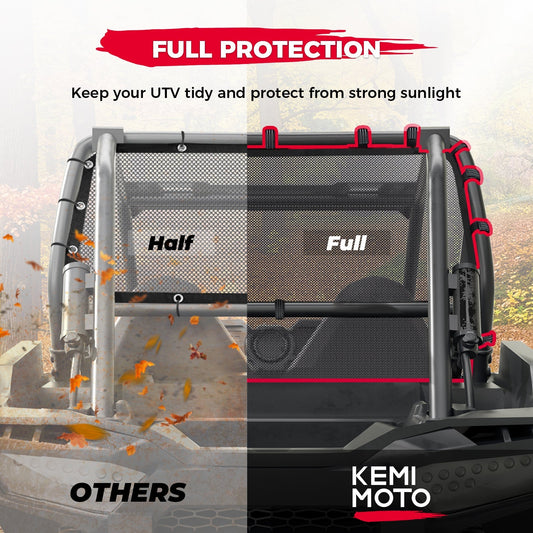 Soft Rear Window Net Fit Polaris RZR XP/XP 4 1000