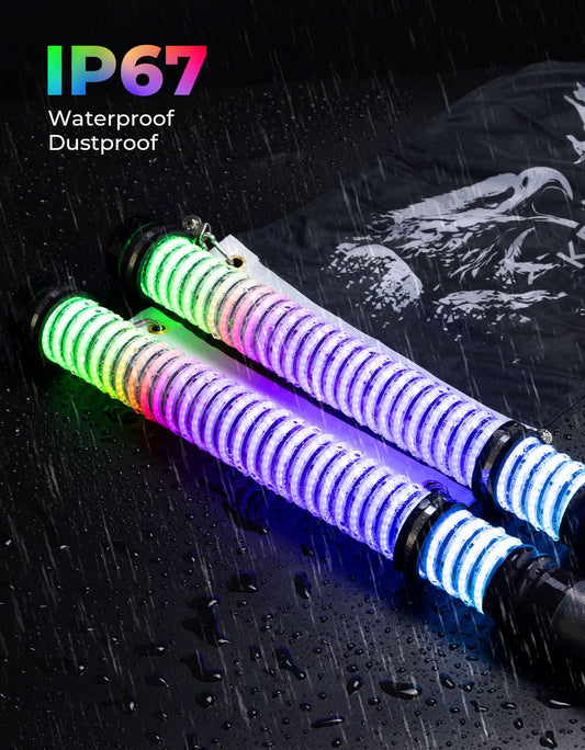2PCS 2FT COB Fat Whip Lights for UTV/ATV - Kemimoto