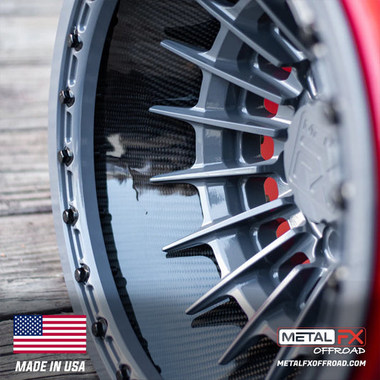 Metal FX Offroad Mobster 6R Forged 3-Piece Beadlock UTV Wheel