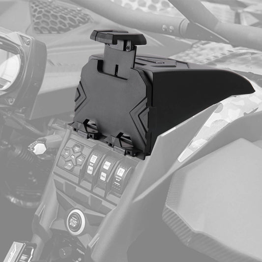 Can-Am Maverick X3 Navigation Storage Box and Holder & Spare Tire Carrier - KEMIMOTO