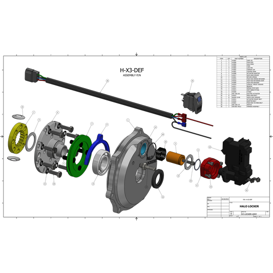 X3 and Defender Locker Kit