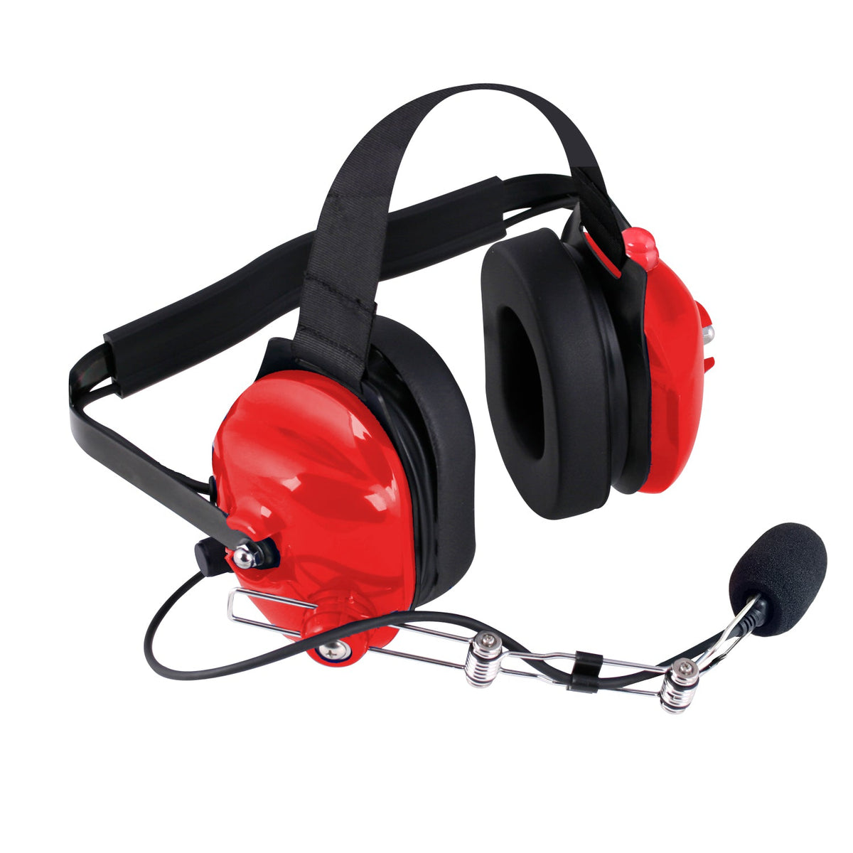 H42 Behind the Head (BTH) Headset for 2-Way Radios - Red