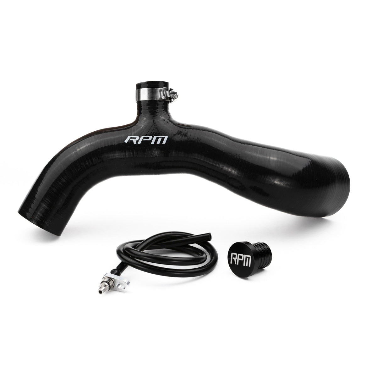 RPM Black Silicone Blow Off Valve Adapter Tube Can-Am Maverick X3 Turbo