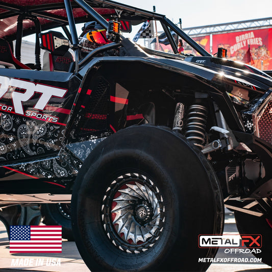 Metal FX Offroad Typhoon R Forged 3-Piece Beadlock UTV Wheel