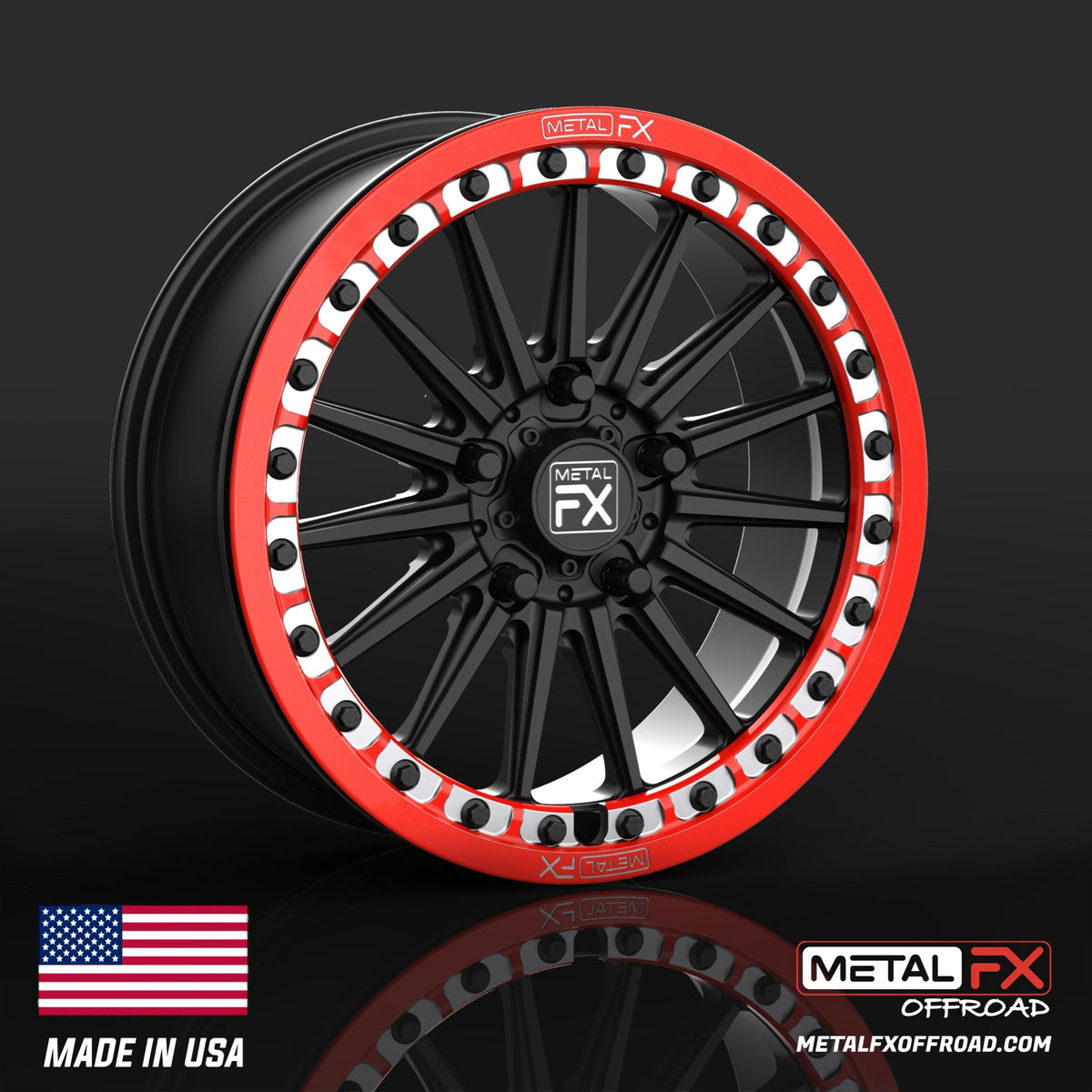 Metal FX Offroad Delta R Forged Monoblock Beadlock UTV Wheel