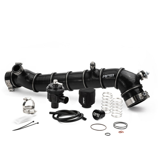 RPM Wire Reinforced 5ply Silicone Charge Tube - Polaris RZR Turbo XP PRO XPT Turbo S & Turbo R
