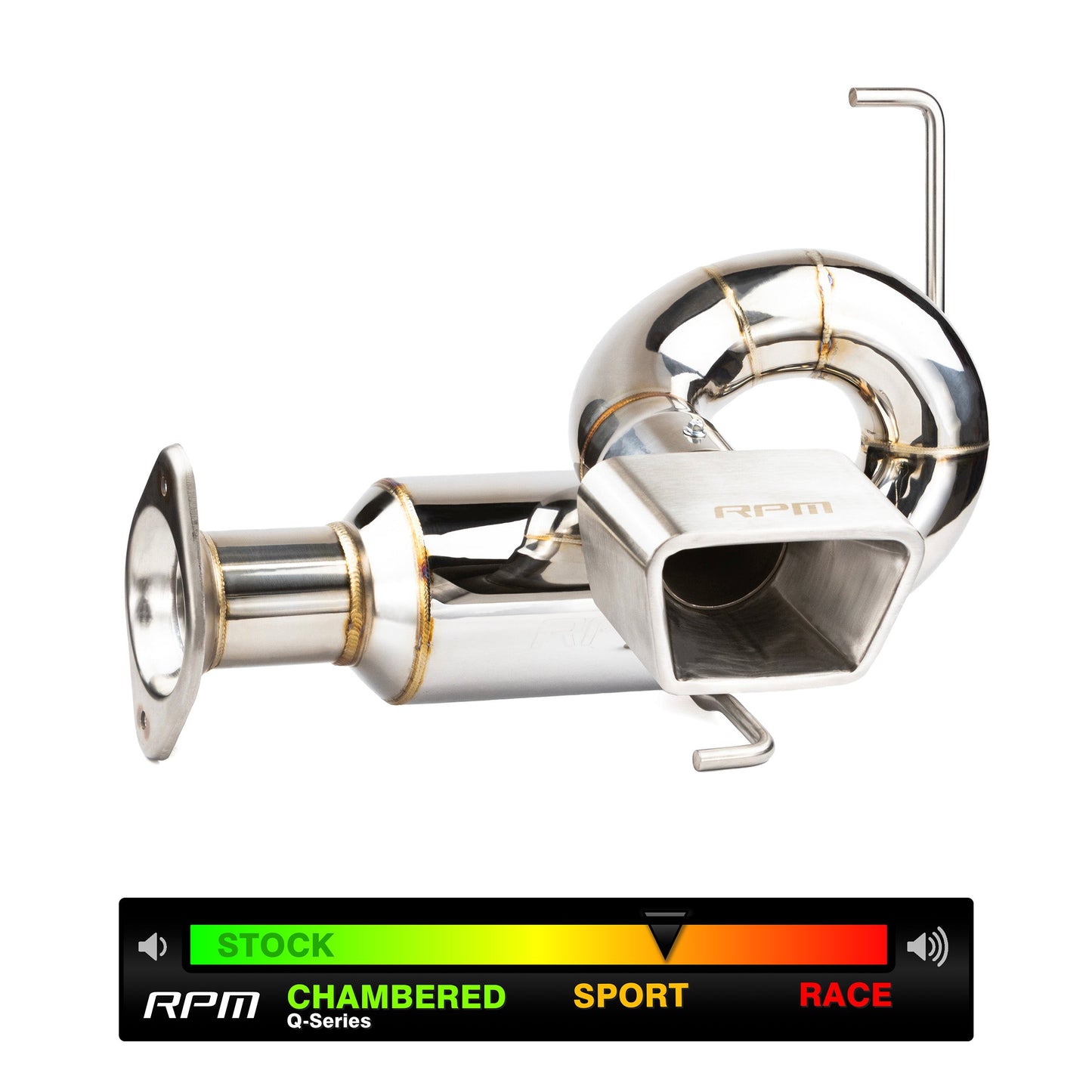 Rpm Polaris Rzr Pro R Rpm 3" Sport Muffler W/ 3" Tip