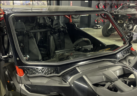 Moto Armor Maverick R Full Glass Windshield