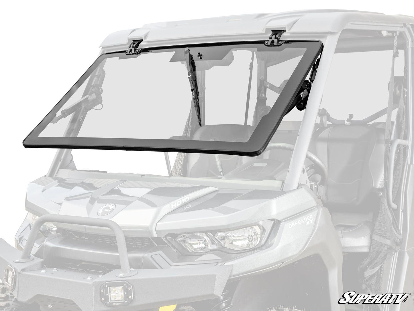 Can-Am Defender HD9 MaxDrive Power Flip Glass Windshield