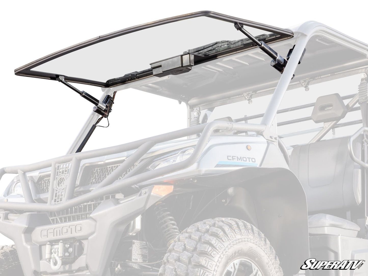 CFMOTO UForce 1000 MaxDrive Power Flip Glass Windshield
