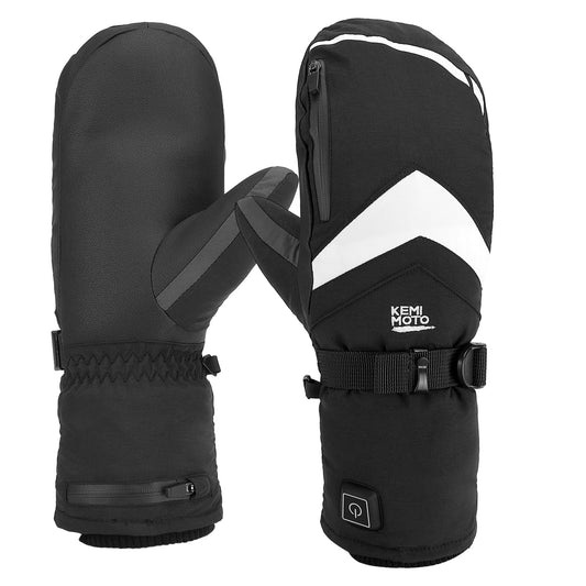 Heated skiing gloves with 2500 mAh battery