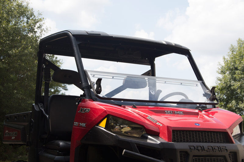 Seizmik 13+ Polaris Ranger 900/1000 XP/Crew Full-Size Windshield Versa-Fold Non-Coat