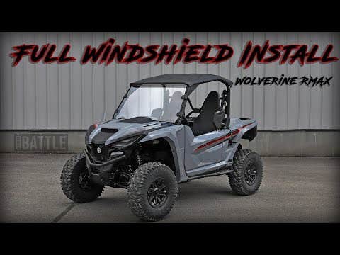 Yamaha Wolverine X2 850 Scratch-Resistant Full Windshield
