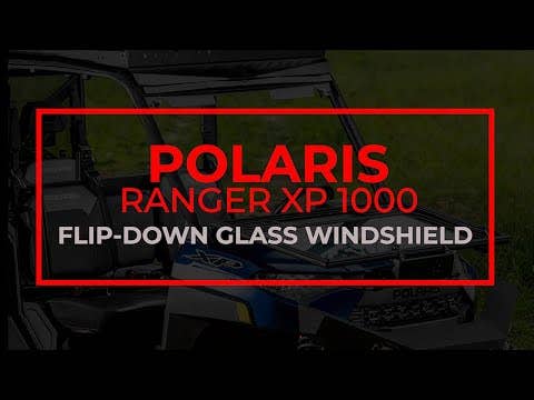 Polaris Ranger XP 1000 Flip Down Glass Windshield