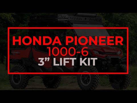 Honda Pioneer 1000-6 3" Lift Kit