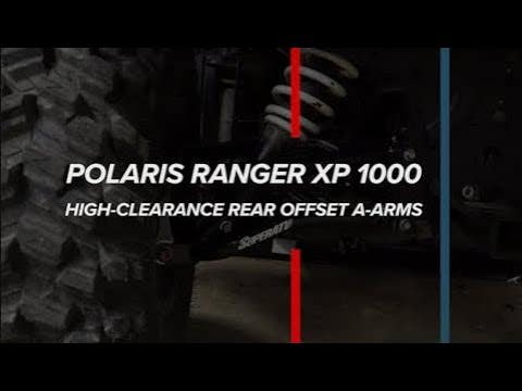 Polaris Ranger Kinetic High-Clearance 1.5" Rear Offset A-Arms