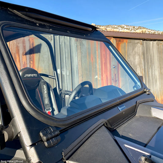 Rzr Turbo S Vented Windshield With D.O.T Stamp