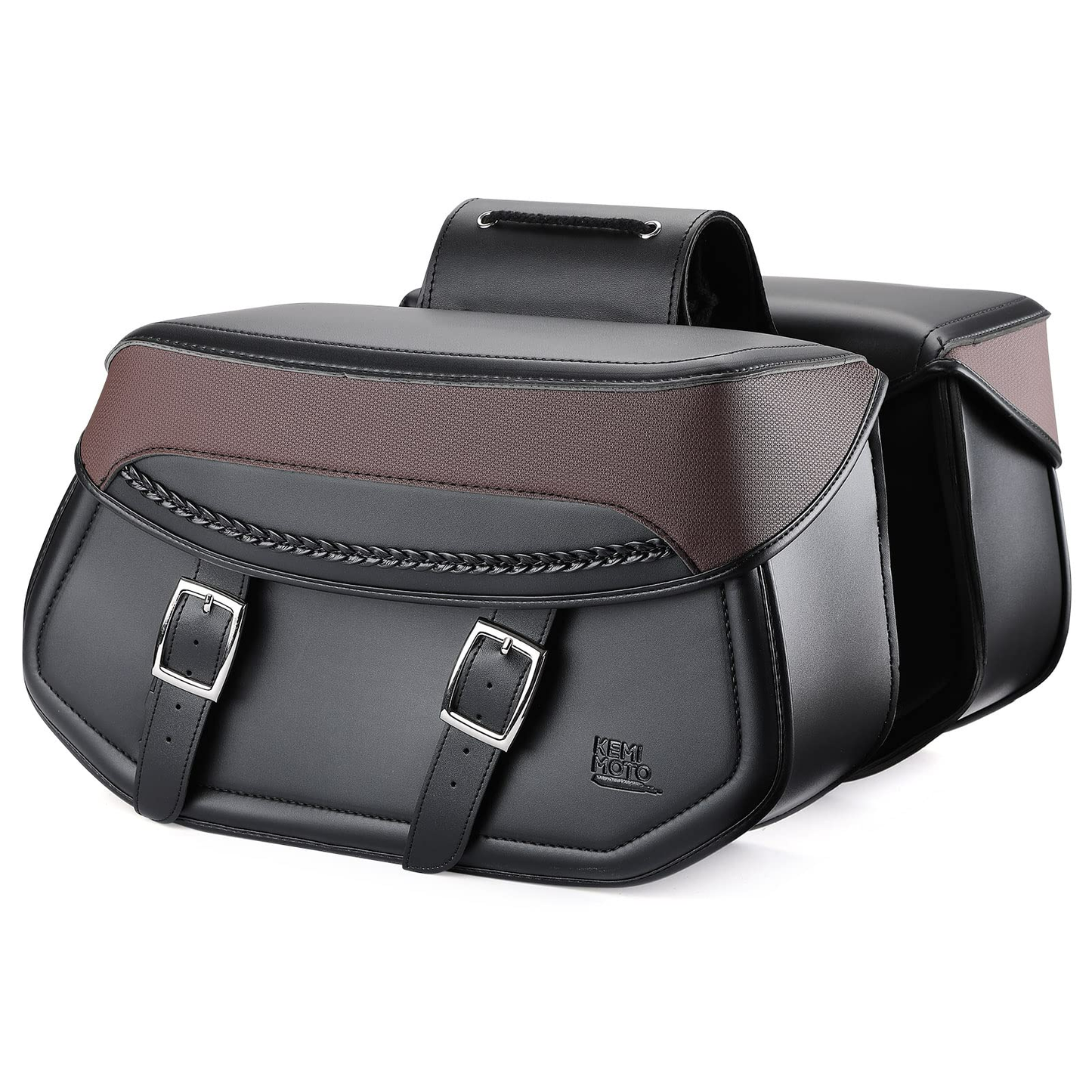 Harley Motorcycle Synthetic Leather Saddlebags - Kemimoto