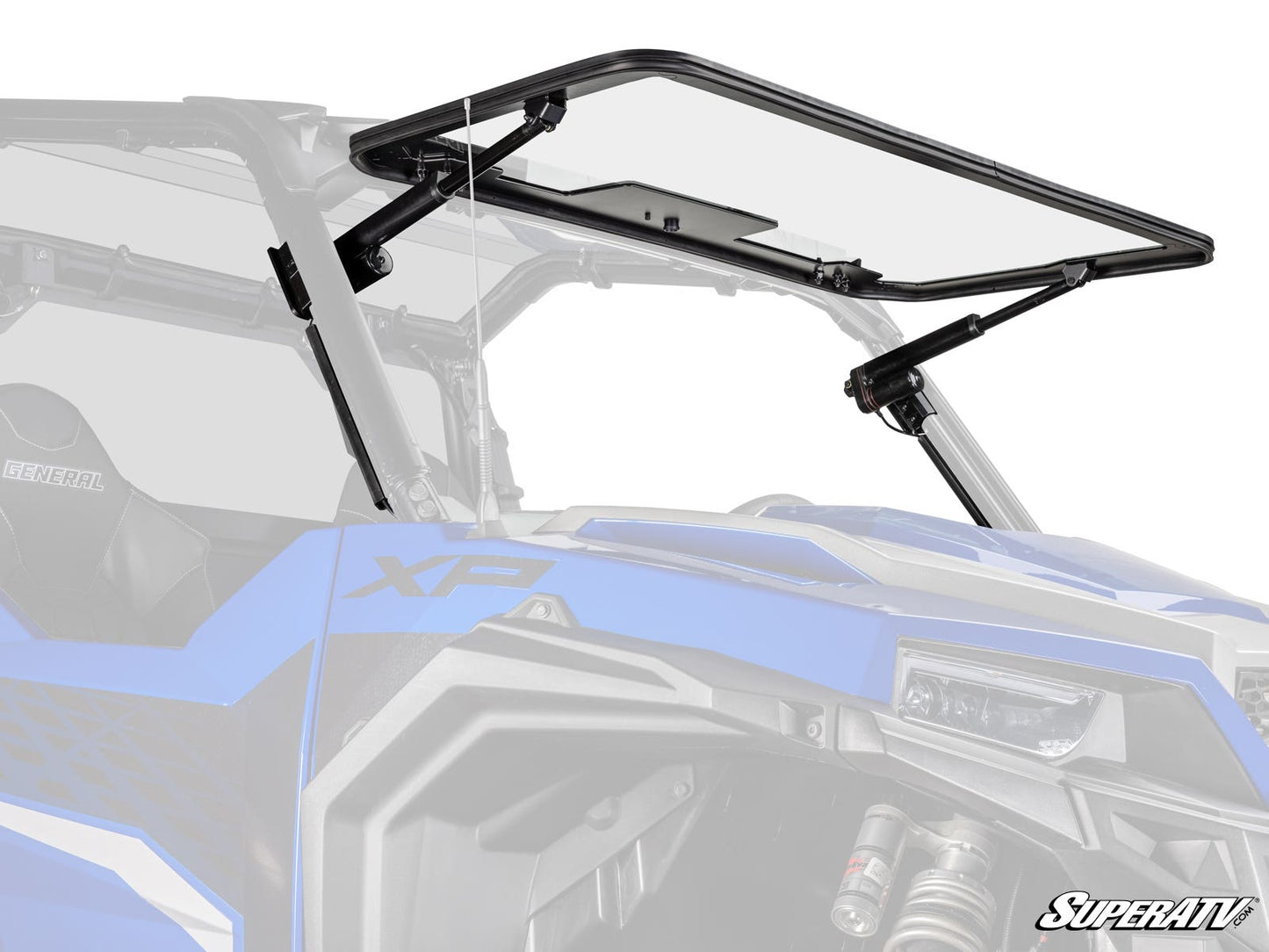Polaris General 1000 MaxDrive Power Flip Glass Windshield