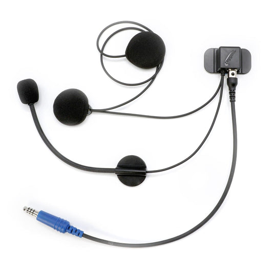 RUGGED Wired / STX Stereo Helmet Kit with Alpha Audio Speakers and Mic