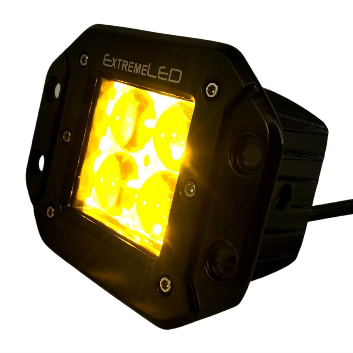 Stealth Amber Flood Flush Mount Extreme Series 3" Light Pod
