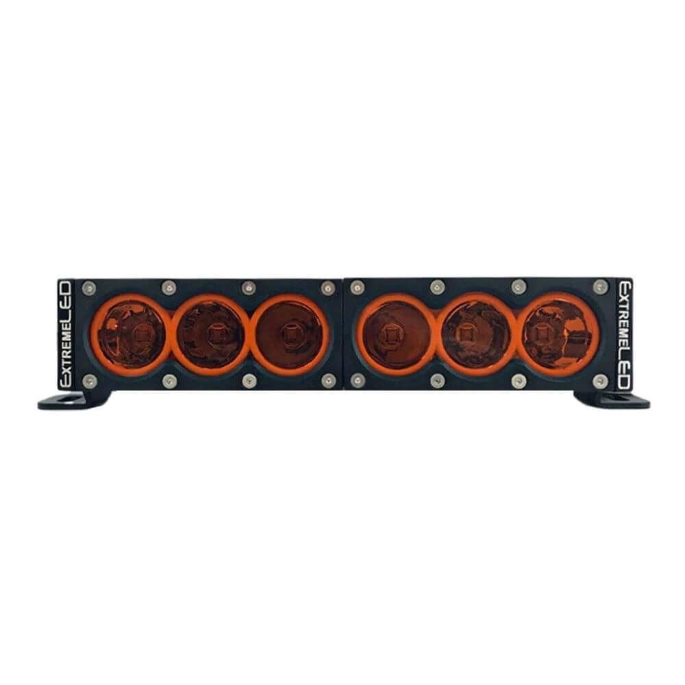 12" X6 Amber 60W Spot Beam LED Light Bar