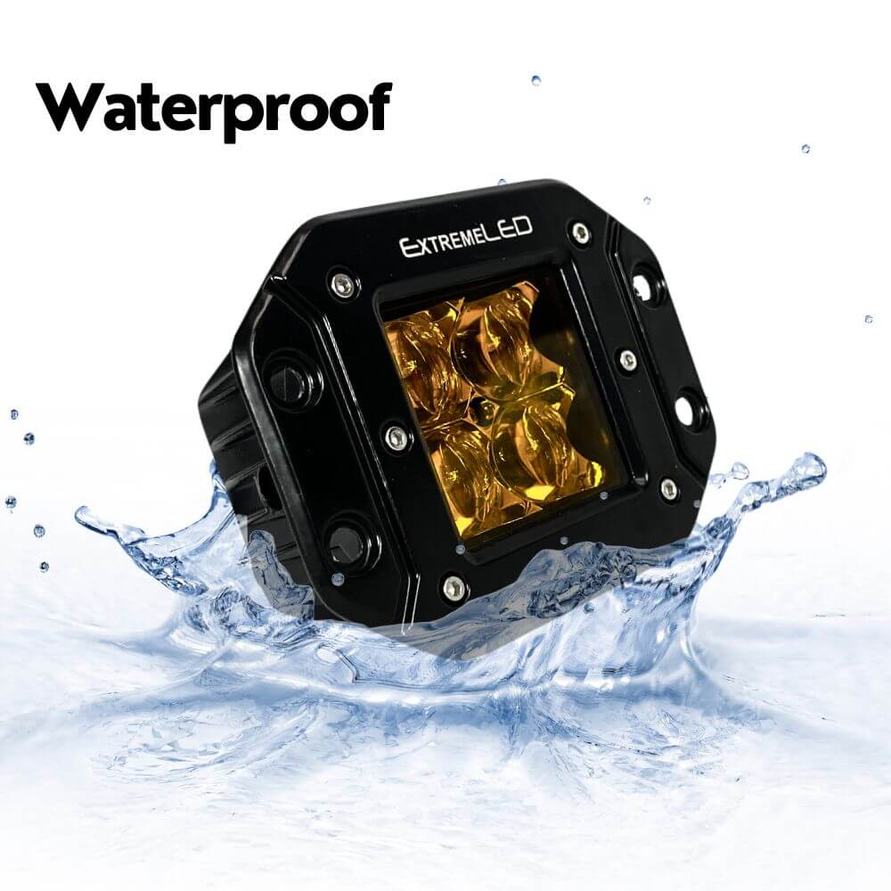 Yellow Spot Flush Mount Extreme Series 3" LED Light Pod