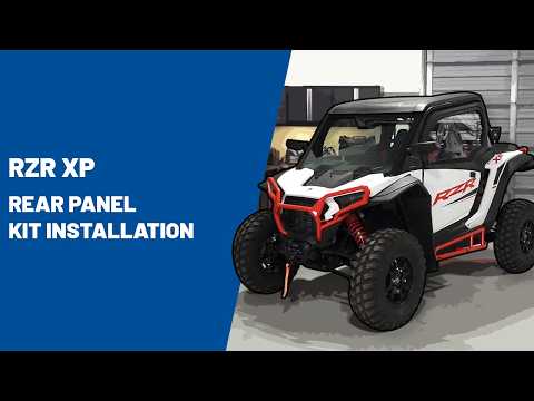 2024 RZR XP | Rear Panel Kit Installation | Polaris Off Road Vehicles