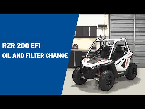 RZR 200 EFI | Oil and Filter Change | Polaris Off Road Vehicles