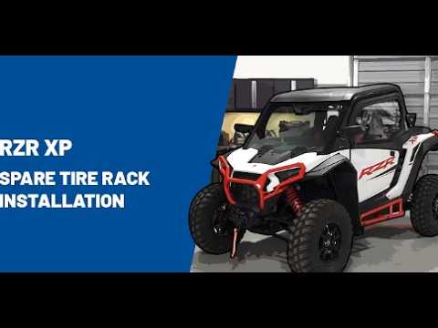 2024 RZR XP | Spare Tire Rack Installation | Polaris Off Road Vehicles
