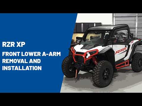2024 RZR XP | Front Lower A-Arm Removal and Installation | Polaris Off Road Vehicles