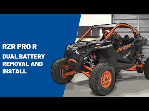 RZR Pro R | Dual Battery Removal and Installation | Polaris Off Road Vehicles