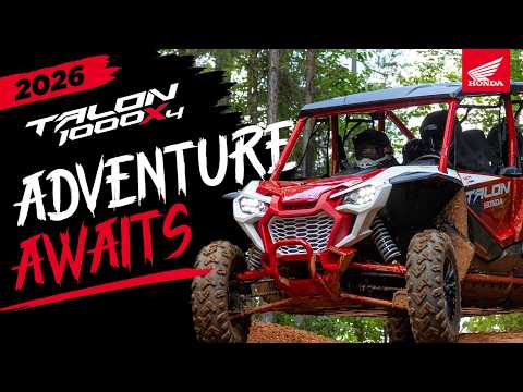 Adventure Awaits; 2026 Honda Talon 1000X 4