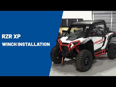 2024 RZR XP | Winch Installation | Polaris Off Road Vehicles