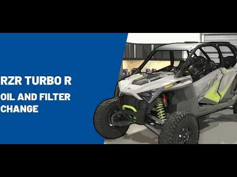 RZR Turbo R | Oil and Filter Change | Polaris Off Road Vehicles