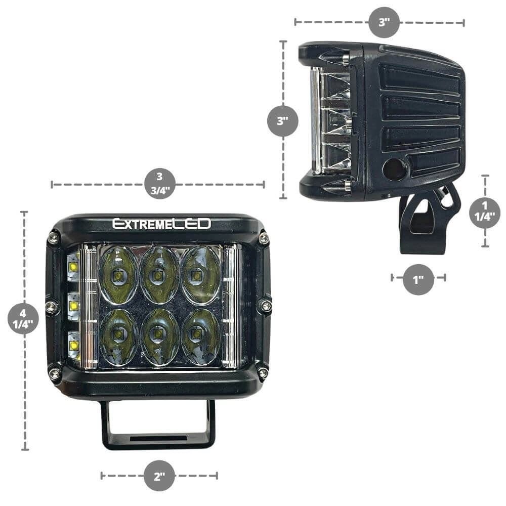 Side Shooter LED Light Pods (Pair)